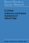 Buchcover Antitumour and Antiviral Substances of Natural Origin