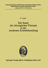 Buchcover Der Stand der chirurgischen Therapie in der modernen Krebsbehandlung