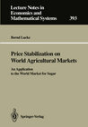 Buchcover Price Stabilization on World Agricultural Markets