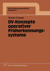 Buchcover DV-Konzepte operativer Früherkennungssysteme