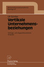 Buchcover Vertikale Unternehmensbeziehungen