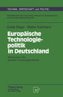 Buchcover Europäische Technologiepolitik in Deutschland