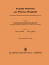 Buchcover Aktuelle Probleme der Polymer-Physik III