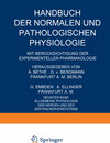 Buchcover Allgemeine Physiologie der Nerven und des Zentralnervensystems