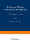 Buchcover Kraft- und Wärmewirtschaft in der Industrie