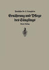 Buchcover Ernährung und Pflege Des Säglings