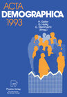Buchcover Acta Demographica 1993