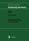 Buchcover Regelmechanismen für die Formsicherung im Automobilbau