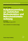 Buchcover Aufgabensammlung zur statistischen Methodenlehre und Wahrscheinlichkeitsrechnung