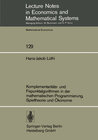 Buchcover Komplementaritäts- und Fixpunktalgorithmen in der mathematischen Programmierung, Spieltheorie und Ökonomie