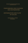 Buchcover Deformation and Flow of Solids / Verformung und Fliessen des Festkörpers