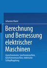 Buchcover Berechnung und Bemessung elektrischer Maschinen