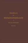 Buchcover Handbuch der Metallhüttenkunde