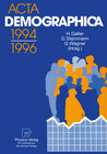 Buchcover Acta Demographica 1994–1996