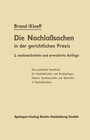 Buchcover Die Nachlaßsachen in der gerichtlichen Praxis