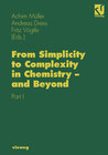 Buchcover From Simplicity to Complexity in Chemistry — and Beyond
