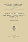 Buchcover Asymptotische Gesetƶe der Wahrscheinlichkeitsrechnung