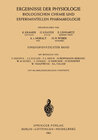 Buchcover Ergebnisse der Physiologie Biologischen Chemie und Experimentellen Pharmakologie