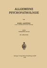 Buchcover Allgemeine Psychopathologie