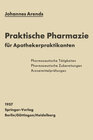 Buchcover Einfürhrung in die Praktische Pharmazie für Apothekerpraktikanten