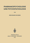 Buchcover Pharmakopsychologie und Psychopathologie