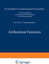 Buchcover Arithmetical Functions