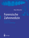 Buchcover Forensische Zahnmedizin