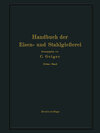 Buchcover Handbuch der Eisen- und Stahlgießerei