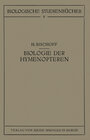 Buchcover Biologie der Hymenopteren