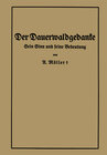 Buchcover Der Dauerwaldgedanke