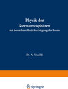 Buchcover Physik der Sternatmosphären