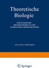 Buchcover Theoretische Biologie