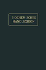 Buchcover Biochemisches Handlexikon