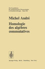 Buchcover Homologie des algebres commutatives