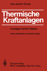 Buchcover Thermische Kraftanlagen