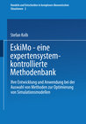 Buchcover EskiMo — eine expertensystemkontrollierte Methodenbank