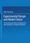 Buchcover Experimental Design and Model Choice