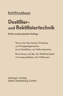 Buchcover Destillier- und Rektifiziertechnik