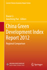 Buchcover China Green Development Index Report 2012