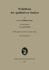 Buchcover Praktikum der qualitativen Analyse