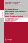 Buchcover Statistical Atlases and Computational Models of the Heart. Imaging and Modelling Challenges