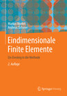 Buchcover Eindimensionale Finite Elemente