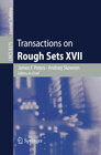 Buchcover Transactions on Rough Sets XVII
