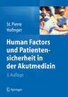 Buchcover Human Factors und Patientensicherheit in der Akutmedizin