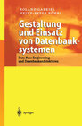 Buchcover Gestaltung und Einsatz von Datenbanksystemen