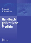 Buchcover Handbuch gerichtliche Medizin