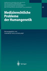 Buchcover Medizinrechtliche Probleme der Humangenetik