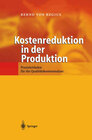 Buchcover Kostenreduktion in der Produktion