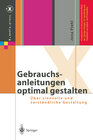 Buchcover Gebrauchsanleitungen optimal gestalten