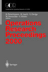 Buchcover Operations Research Proceedings